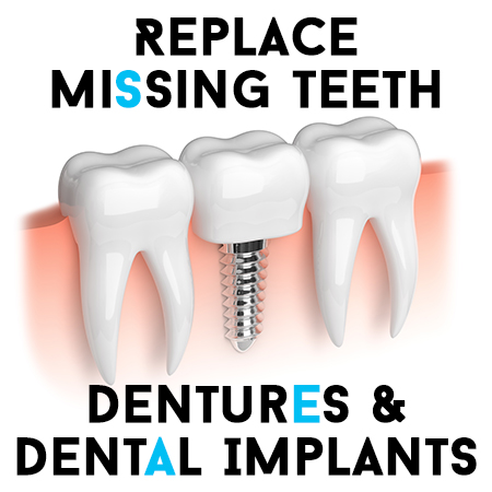 Waukee dentist, Dr. Louscher at Lush Family Dental, tells patients about the benefits of replacing missing teeth with dentures and dental implants.